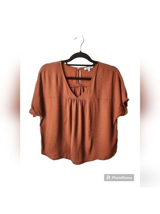 Madewell Tops - Madewell Rust top size small